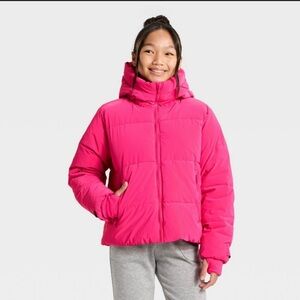 🩷 NWT Target All In Motion Girls Puffer Jacket